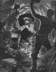 Pyhän Gotthardin tunnelin valmistuminen Alppien alla, 1880