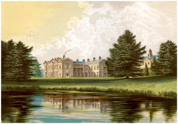 Compton Verney, Warwickshire, Lord Willoughby de Broken koti, vuosi 1880