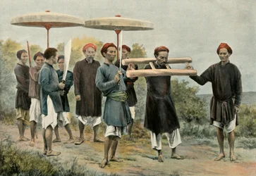 Tuomittu käveleminen rangaistuksessa, Tuomittu käveleminen rangaistuksessa, 1900.