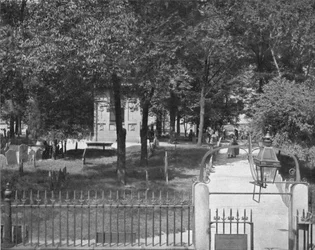 Copps Hill Cemetery, Boston, USA, 1900.