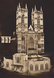 Kruunajaisten juhlavalaistus - Westminster Abbey, 1937