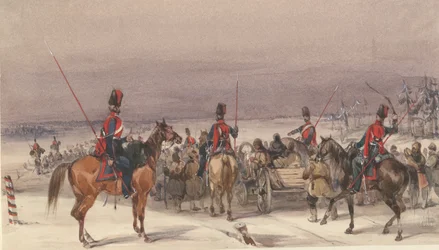 Karkotettuja saattaneet kasakat, 1831