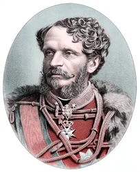 Kreivi Julius Andrassy 1823-1890, Unkarin valtiomies, c1880