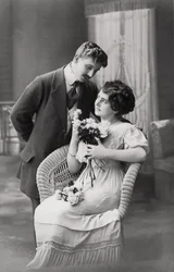 Rakastunut pari, 1900-1919