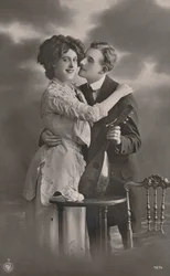 Pari Mandoliinin kanssa, c1910