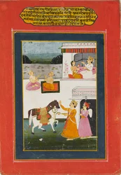 Kohtaus Baramasa-sarjasta, 1800-luku