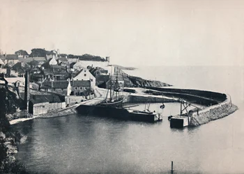 Crail - Kylä ja satama, 1895