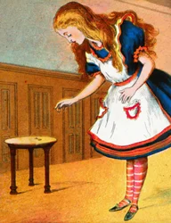 Utelias ja utelias, huudahti Alice, c1900.