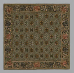 Tyynynpäällinen, Kiina, Qing-dynastia 1644-1911, n. 1900.