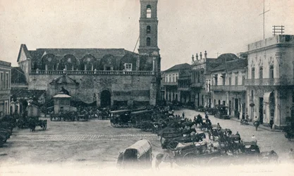 Custom House and Square, Havanna, Kuuba, c1900