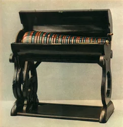Tšekkiläinen lasiharmonikka yhdeksännentoista vuosisadan ensimmäiseltä puoliskolta, 1948