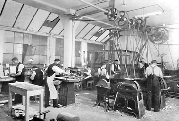 Dalziel Foundry Limited. - Earl Streetin tilat. Viimeistelykoneet ja sekalaiset viimeistelytehdas, 1909.
