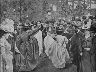 Moulin-Rougen puutarhassa, 1900