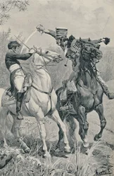 Prinssi Louisin kuolema Saalfeldissä, 1806, 1896.