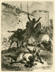 Simon De Montfortin kuolema, 1218, 1890.