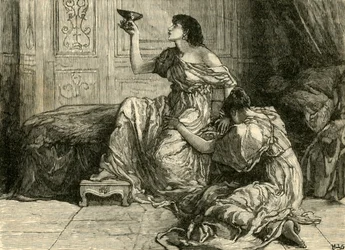 Sophonisban kuolema 1890.
