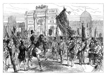 Pariisin vapaamuurarien mielenosoitus, Ranska, 1870, 1800-luvun loppu