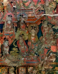 Yksityiskohta kuva paratiisista, kiinalainen, Tang-dynastia, 618-907 1925