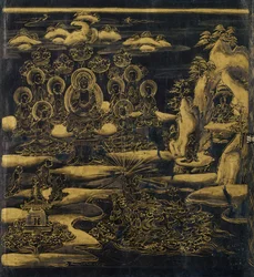 Devadatta, Lotus Sutran luku 12 Hoke-kyo, Daibadatta-bon, 1100-luku.