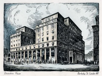Devonshire House, Berkeley Street, Lontoo, 1910-1929