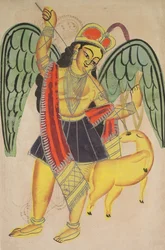 Diana tai Artemis, metsästyksen jumalatar, 1800-luku.
