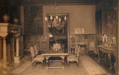 Ruokasali Kuuban suurlähetystössä Brysselissä, Belgiassa, 1927.