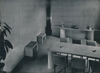 Arkkitehti Oliver Hillin ruokasali, F.R.I.B.A., 1942