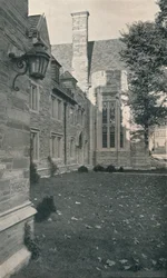 Asuntoloita ja ruokasali. Princetonin yliopisto, New Jersey, 1922