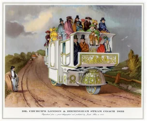 Dr Churchs London and Birmingham Steam Coach, 1833
