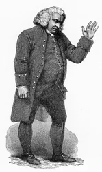 Tohtori Johnson, englantilainen kirjainmies, c1780