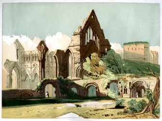 Dryburgh Abbey, 1850