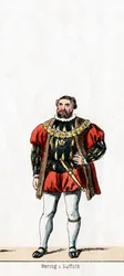 Suffolkin herttua, pukusuunnittelu Shakespearen näytelmään, Henry VIII, 1800-luku
