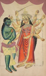 Durga, 1800-luku.