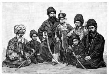 Durranin päälliköt, Afganistan, 1895