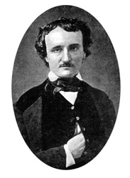 Edgar Allan Poe 1809-1849, yhdysvaltalainen kirjailija ja runoilija, 1900-luvun alku
