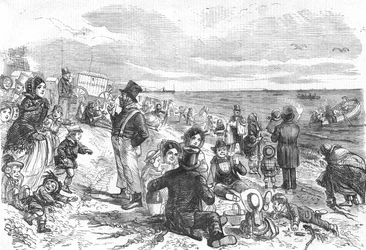 Kahdeksan tuntia meren puolella, 1856