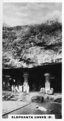 Elephanta Caves, Bombay, Intia, 1925