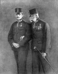 Itävallan keisari Franz Josef I ja arkkiherttua Charles Habsburg, 1926