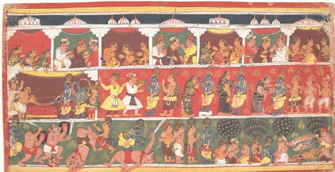Kohtaamisia Mathurassa: Sivu hajallaan olevasta Bhagavata Puranasta..., n. 1700.