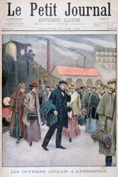 Englantilaiset vierailemassa yleisnäyttelyssä 1900, Pariisi, 1900