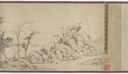 Nautitaan syksyn puista, Ming-dynastia, 1400-luku.