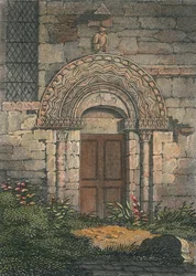Sisäänkäynti Patricksbournen kirkkoon, 1817.