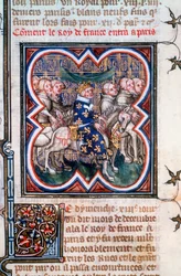 Johannes II:n saapuminen Pariisiin, heinäkuu 1360, 1375-1379