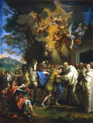 "St Bernardin tulo kaupunkiin", n. 1630-1679"St Bernardin tulo kaupunkiin", n. 1630-1679
