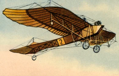 Etrich Rumpler-Taube lentokone, 1909, 1932.