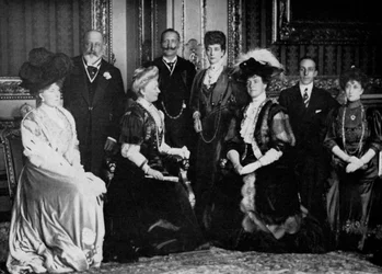 Euroopan kuninkaallinen Windsorin linnassa 17. marraskuuta 1907 1964