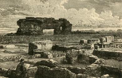 Kaivaukset Uriconiumissa, 1898.