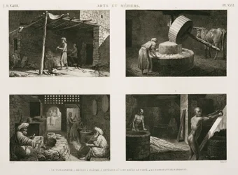 Valmistus, Muut Erilaiset mökkiteollisuudet, Egypti, n. 1798