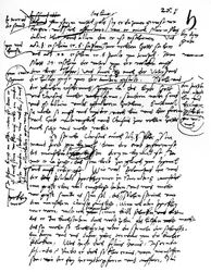 Faksimile Martin Lutherin käsialasta, 1903