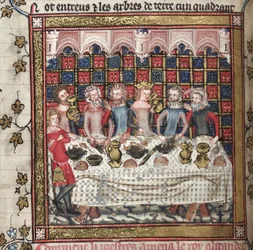 Pidot Oxfordissa Aleksanterin romansseja, n. 1400